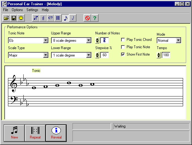 Personal Ear Trainer Screenshot